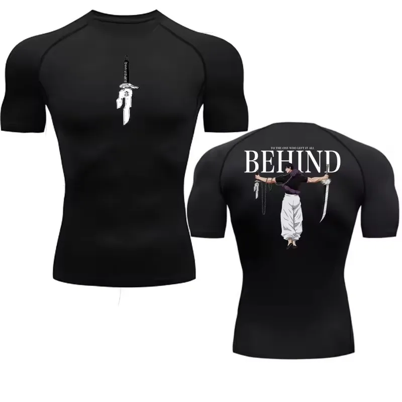 Rash Guard - Maglia a compressione da uomo con