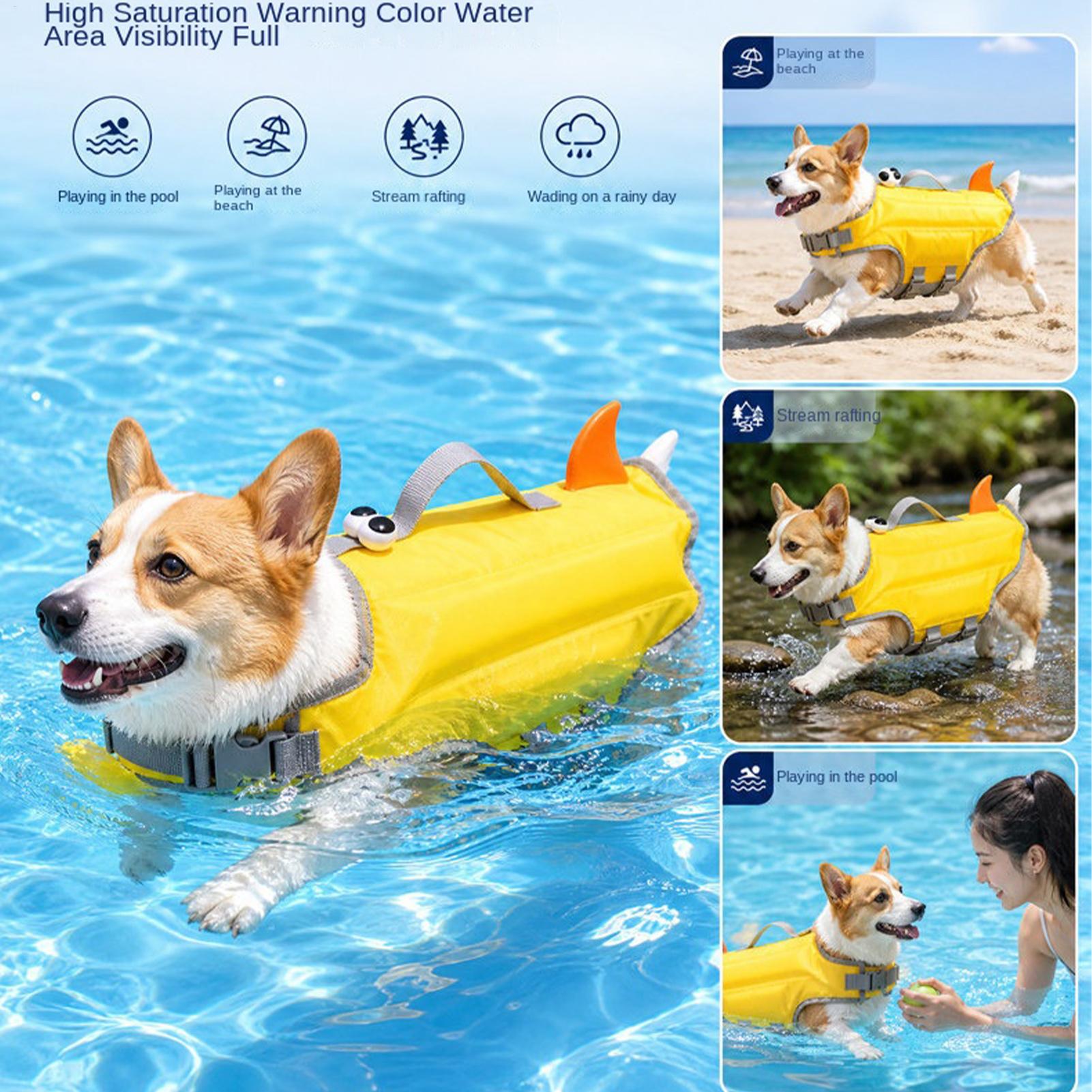 Life Jacket - Giubbotto di salvataggio regolabile per cani,