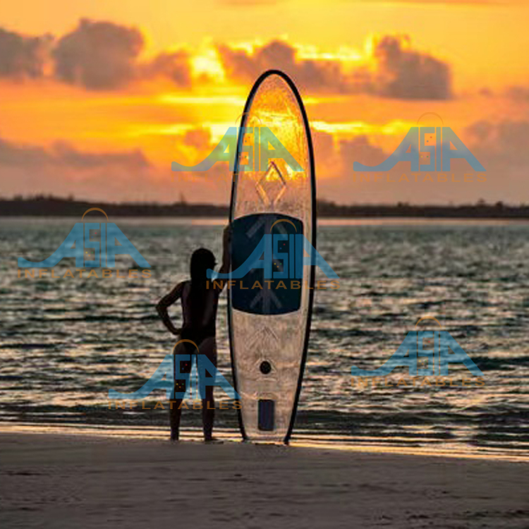 Sup con fondo cristallino Stan - Surfboard Leash recensione e prezzo