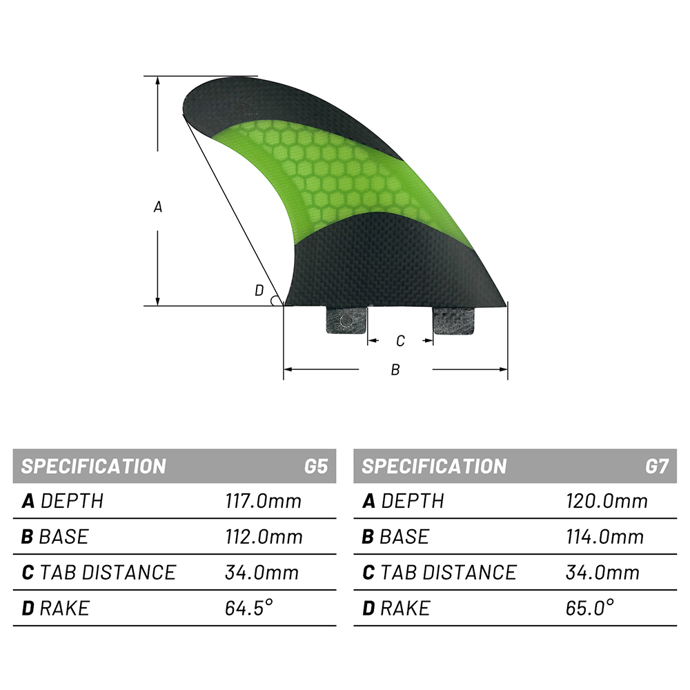 UPSURF FCS G5/G7 Quillas Doppi - Swim Fins recensione e prezzo