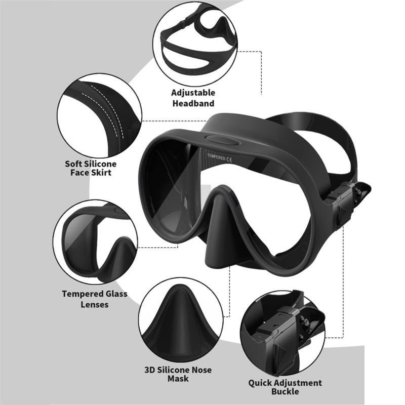 Set da snorkeling per adulti,  - Snorkel Set recensione e prezzo