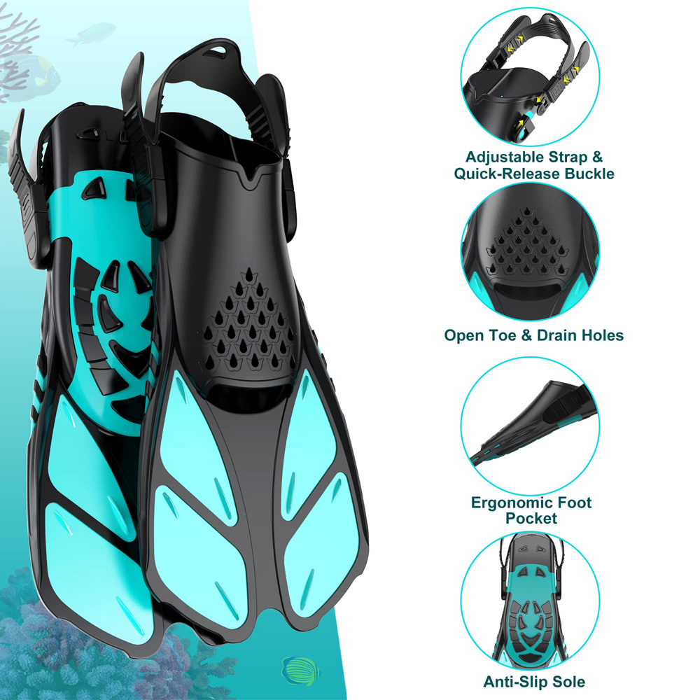 Set da snorkeling con alette p - Snorkel Set recensione e prezzo